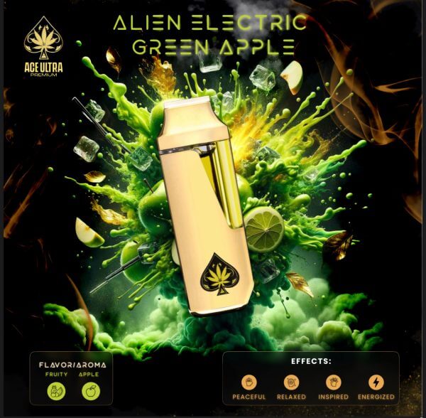 Ace Ultra Premium Mini Gen 4 | Alien Electric Green Apple - 2g