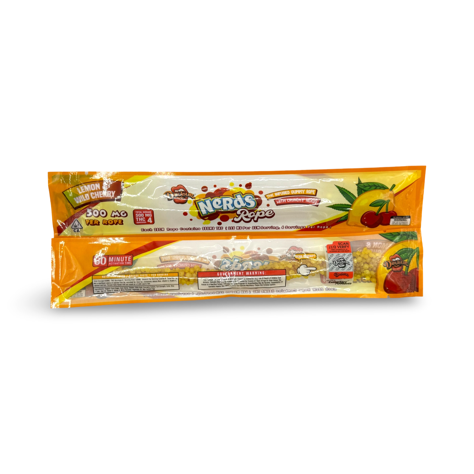 Devour Nerds Ropes | Lemon Wild Cherry | - 500mg