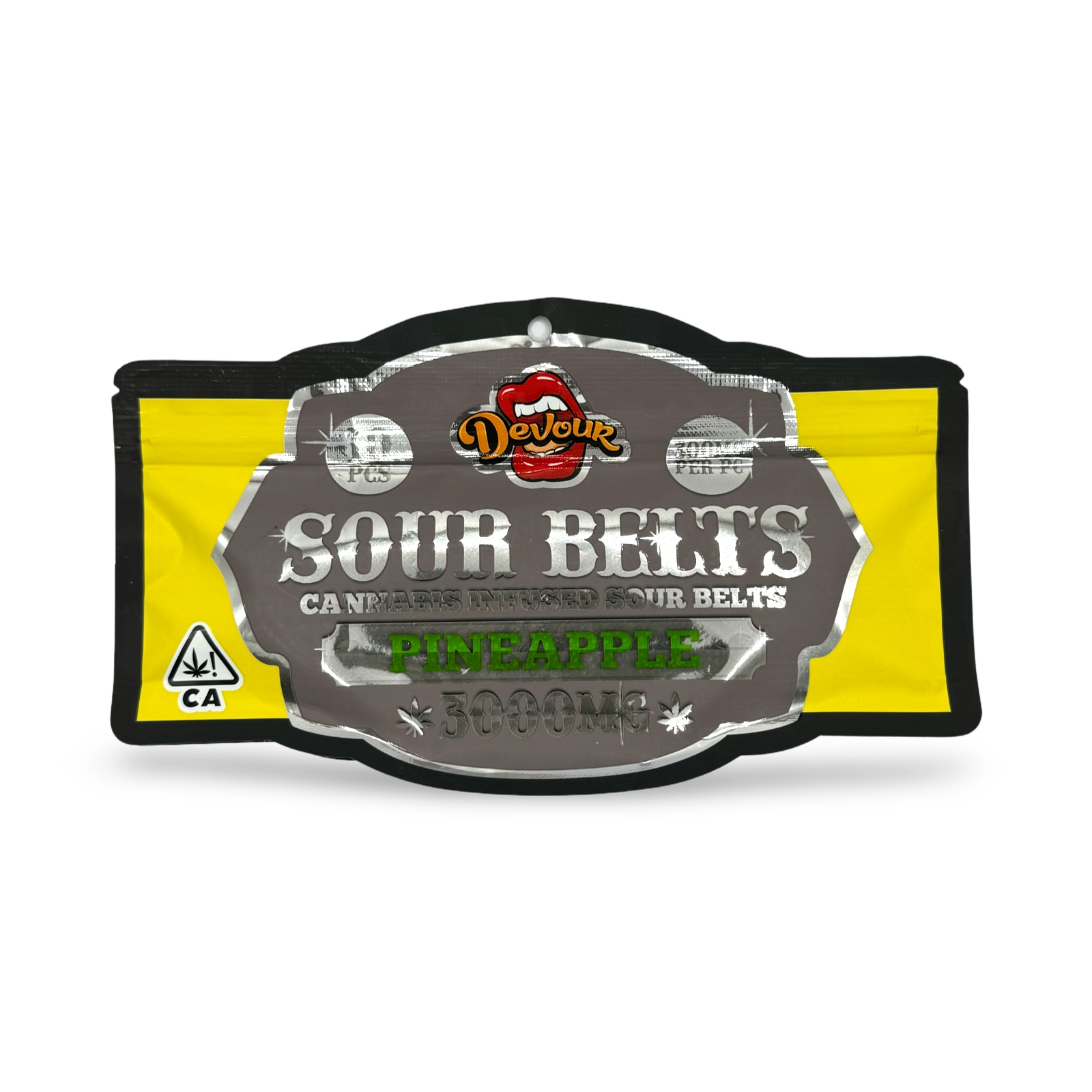 Devour Sour Belts | Pineapple | - 3000mg
