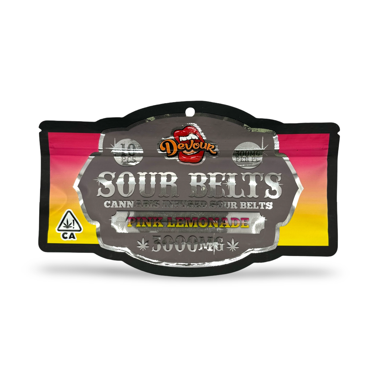 Devour Sour Belts | Pink Lemonade | - 3000mg