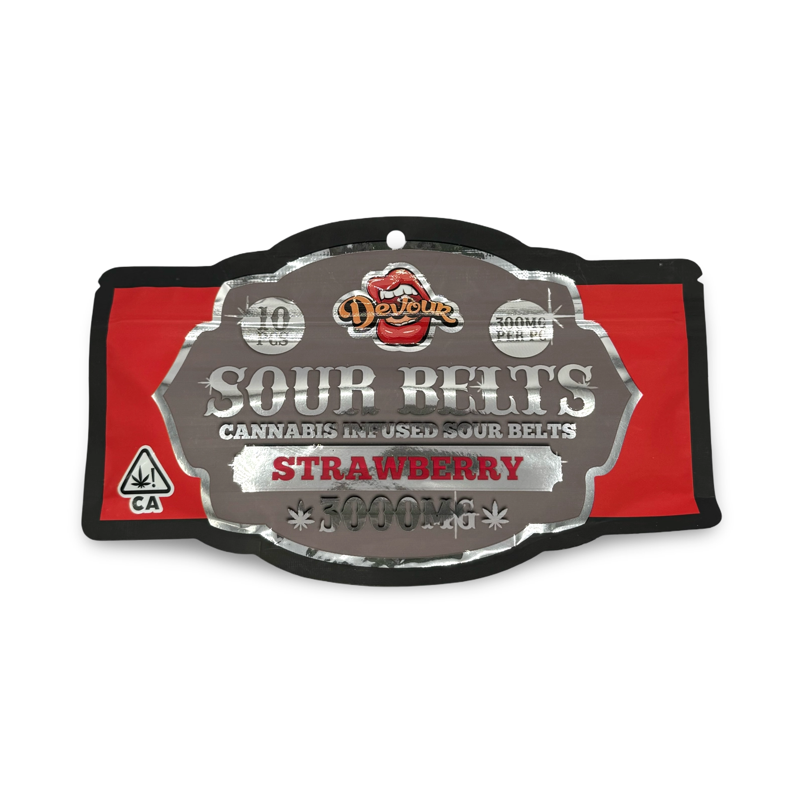 Devour Sour Belts | Watermelon | - 3000mg