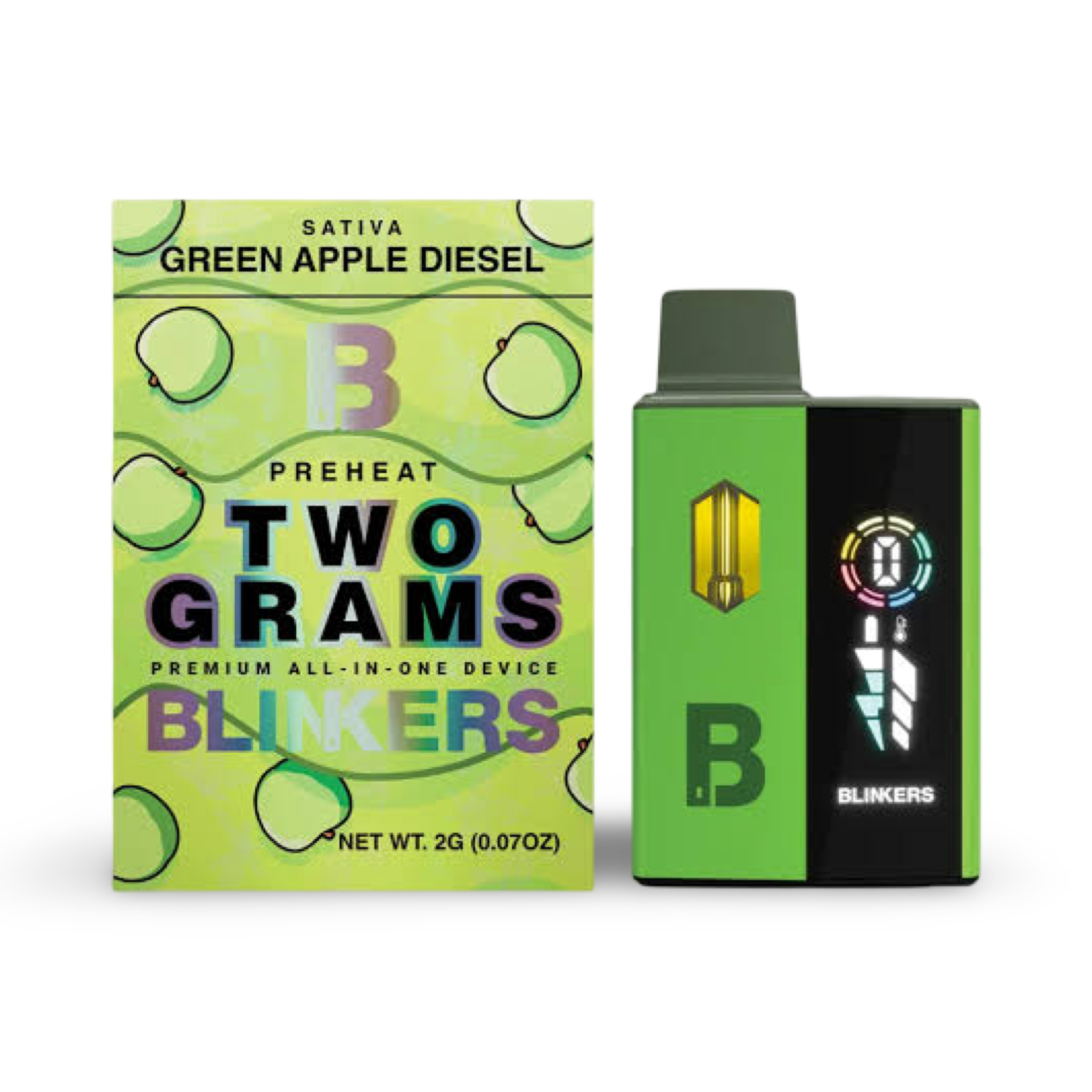 Blinkers Fruit Dispo | Green Apple Diesel | - 2g